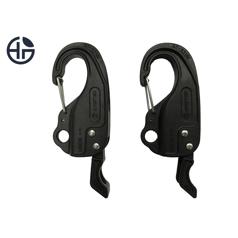 

Heavy Duty Cord Rope Tightener Adjustable Hook Aluminum outdoor campingb bike knot rope tightener