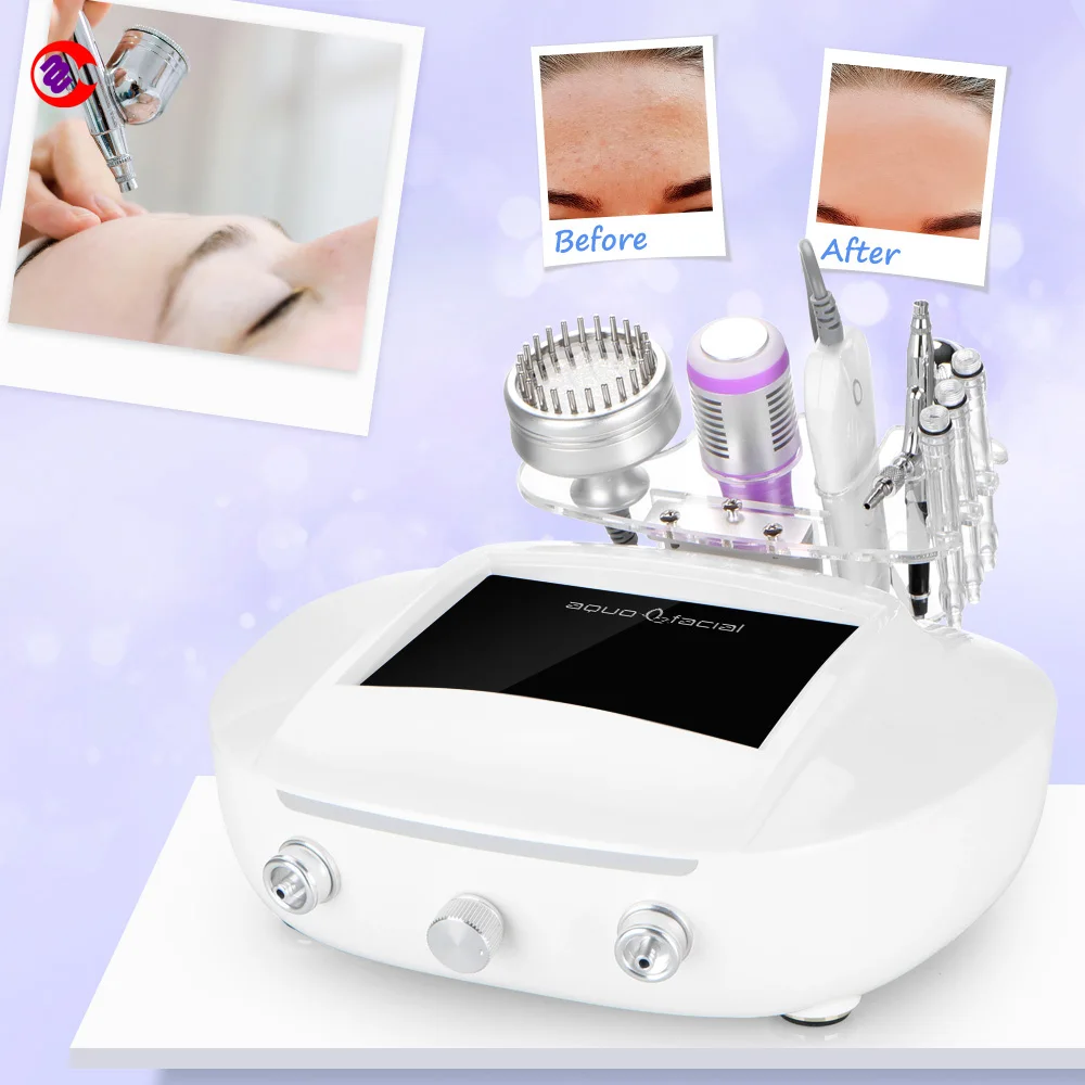 

Hot Sale 5 in 1 Diamond Microdermabrasion Skin Clean Cold Hammer Microcurrent Machine