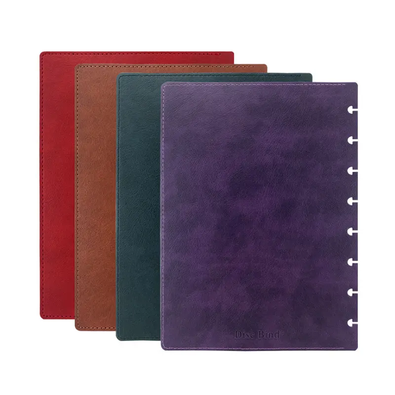 

Custom Color A5 A4 Thin Pu Disc Bound Binding Planner Cover