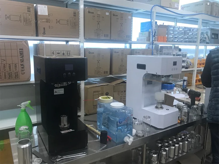 Korea Automatic Can Seamer Machine,Can Sealing Machine,Rock Can Roll