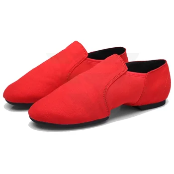 Red Canvas Jazz Shoes / Salsa Dance 