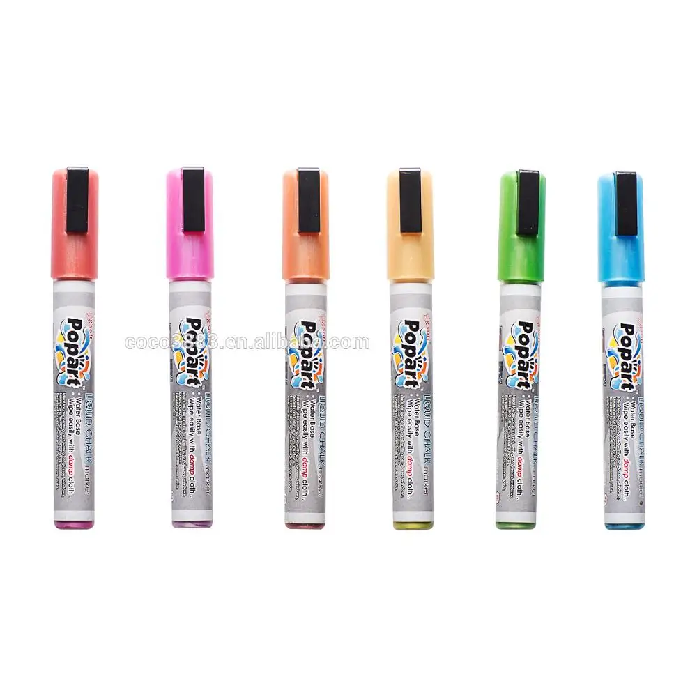 

Vivid Metallic Color OEM High quality Erasable Liquid Chalk Marker