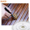 Wood polyester coating with fast film hardness development