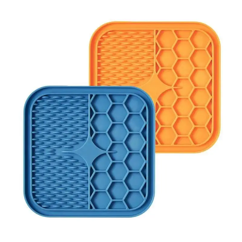 

Wholesale Pet Lick Mat Peanut Butter Lick Pad Dogs Cats Slow Feeder mat with suction cup