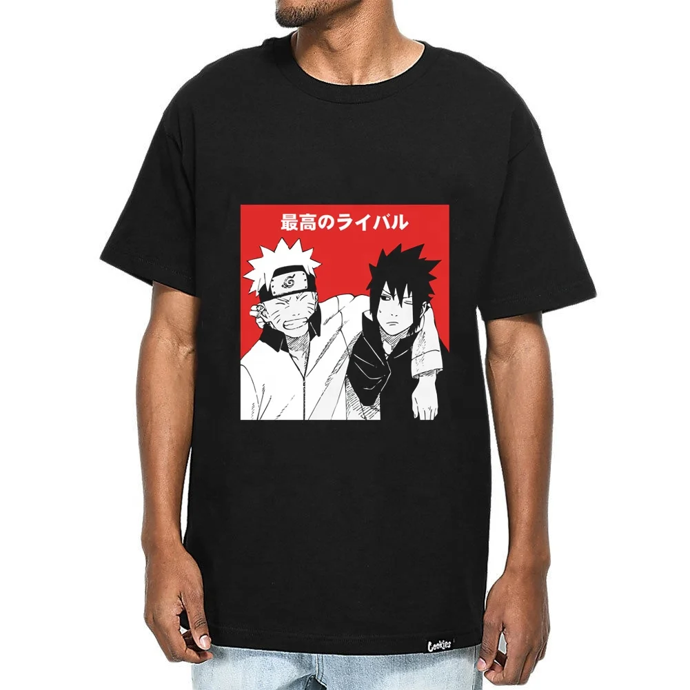 

Wholesale Naruto T Shirt Men Uchiha Itachi Uzumaki Sasuke Kakashi Gaara T-shirt Naruto Boruto Japan Anime Tees Top Tshirt, Photo