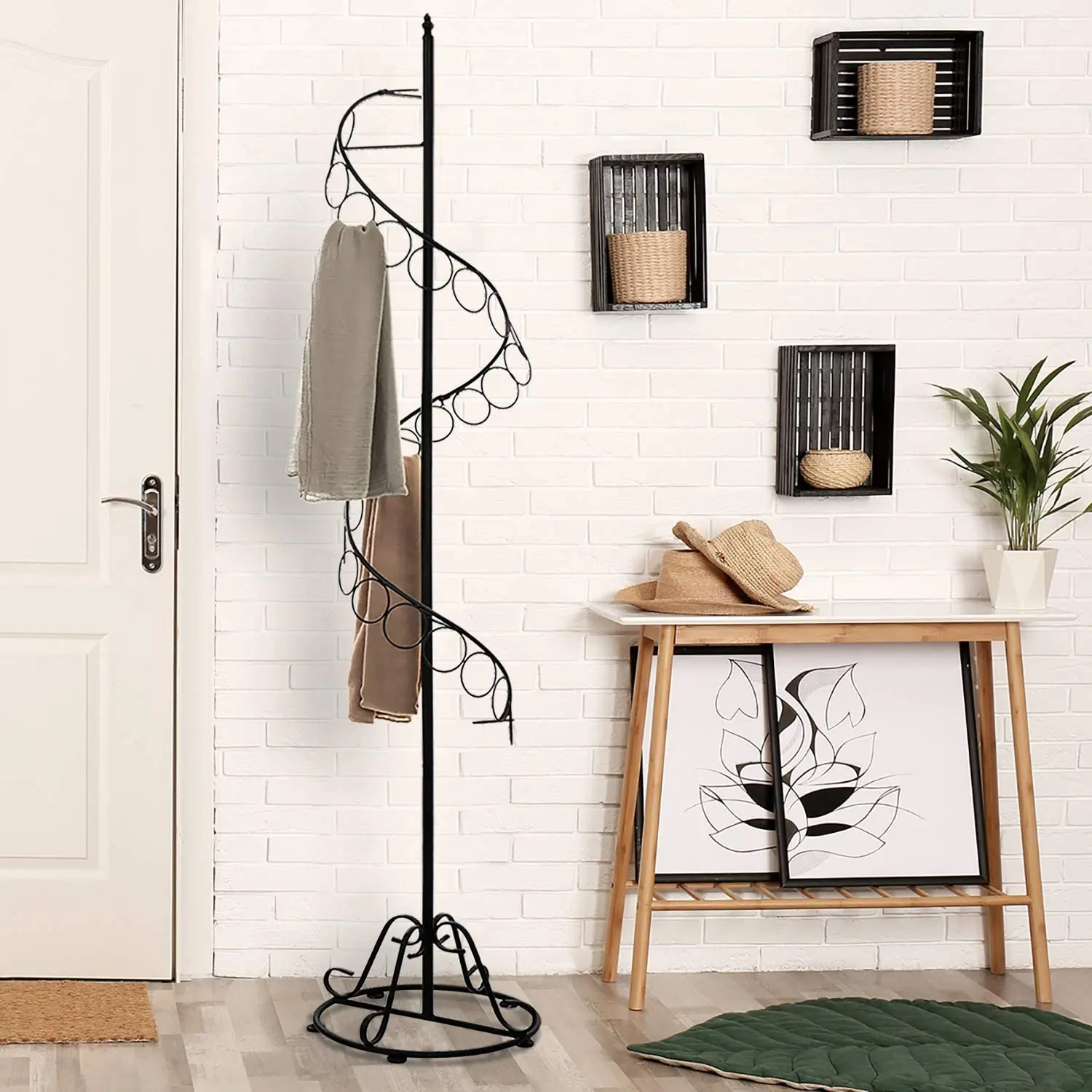 Ruimei Scarf Hanger Ring Display Stand Rack Scarf Display Buy Scarf