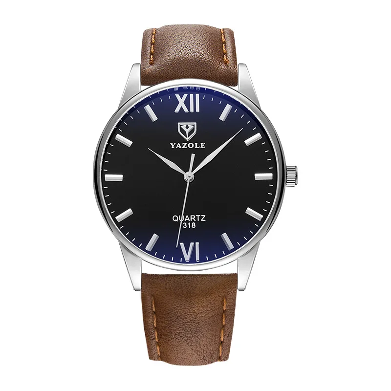 

Free Shipping Y318 Men Watch 2021 New Luxury Brand Quartz Watch Sport Leather Fashion Business Watch