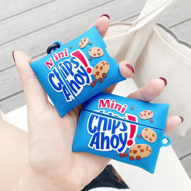 

Chip Ahoy For Airpods Case For Food Airpod Case For Airpod Cases, Blue