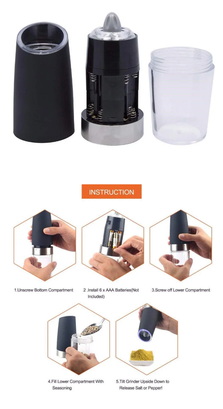 electric pepper grinder