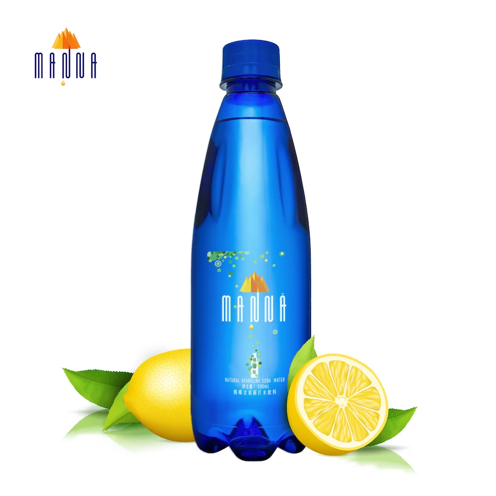 
Top Natural Spring Mineral Drinking Lemon flavor Sparkling Soda Water 500ml 