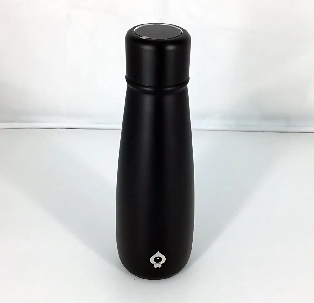 

Sguai Smart Bottle 13.5 oz Double Walled Vacuum Insulated Stainless Steel Thermal Bottle Drink Water Hydration Reminder
