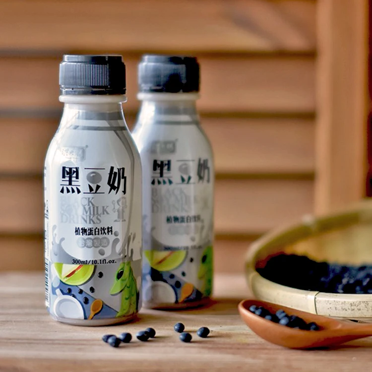 
Taiwan 300ml PP bottle healthy non-gmo black soybean milk 