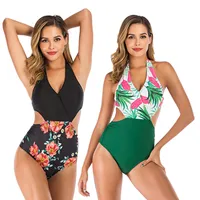 

Polyester Spandex 2020 One-piece Bathing Suit For Women