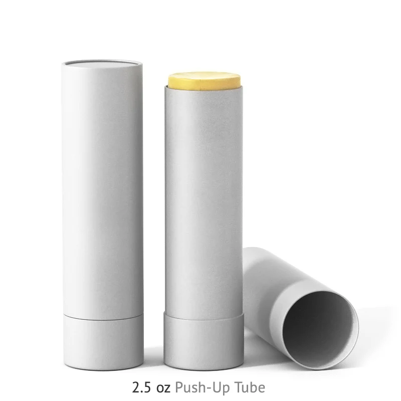 Туба для дезодоранта. Туба упаковка. Push up paper tubes. Without packaging
