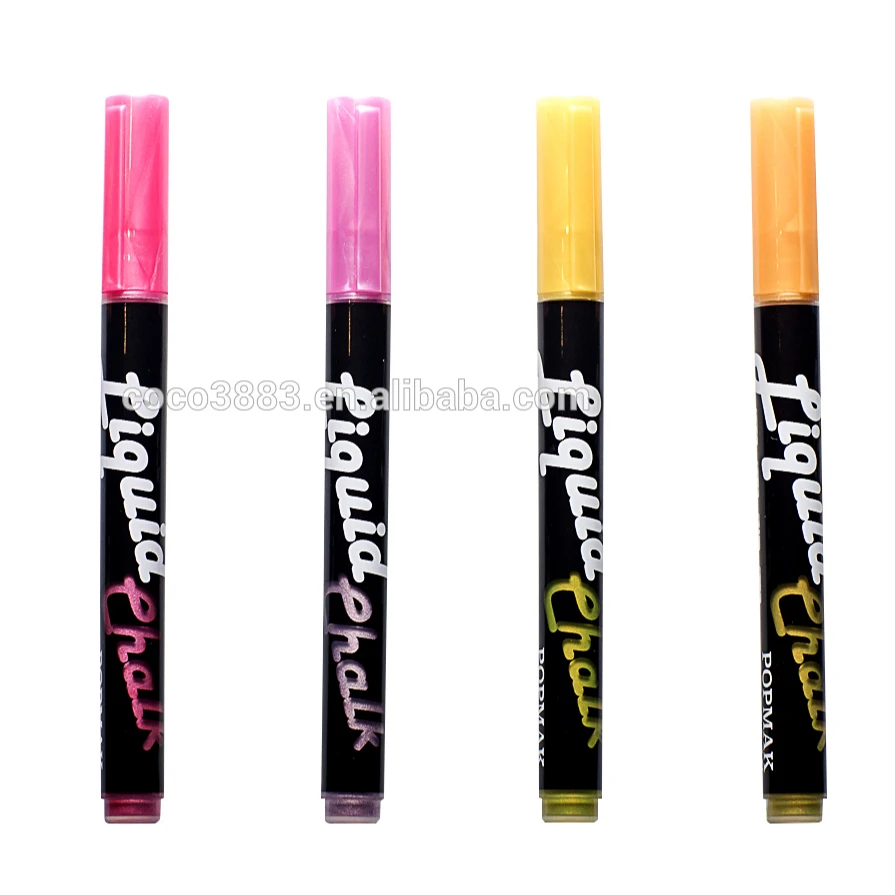 

Assorted Metallic colors Wet Erase 3.5 MM Erasable Metallic Marker