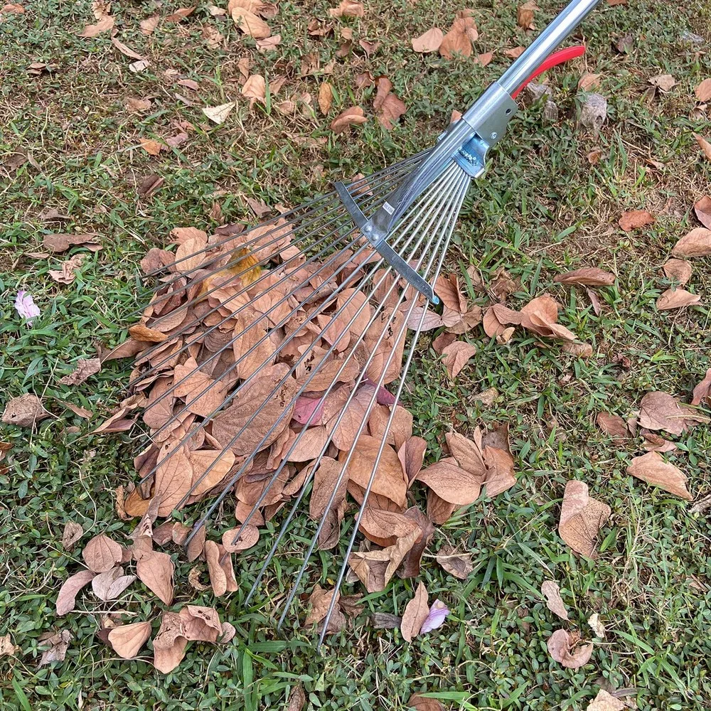 
Adjustable Garden Hand Tool Fan Telescopic Rake for Farming 