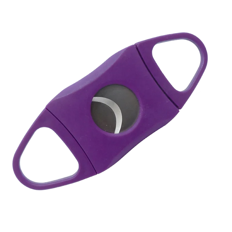 
Double Grip Double Blade Cigar Cutter Guillotine with large aperture 