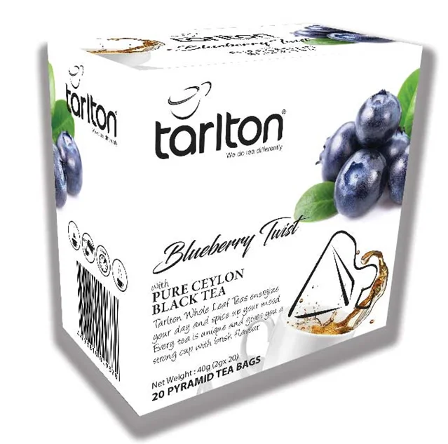 
Pure Ceylon Black Tea in Pyramid Tea Bags // English Breakfast // Biodegradable Pyramid Bags & Private Label Available 