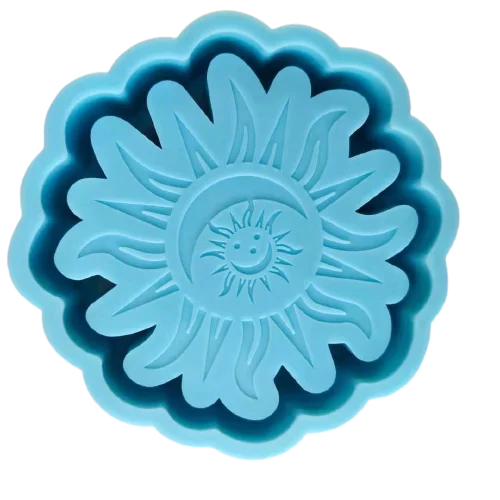 

6 option Ashtray silicone Mold Professional resin mold Storage tray Lotus mari-leaf tortoise head fire-sun mould