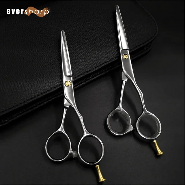 

Japanese Steel Trusty Premium Hair Scissors Barber Scissors Hair Salon Scissors, Silver