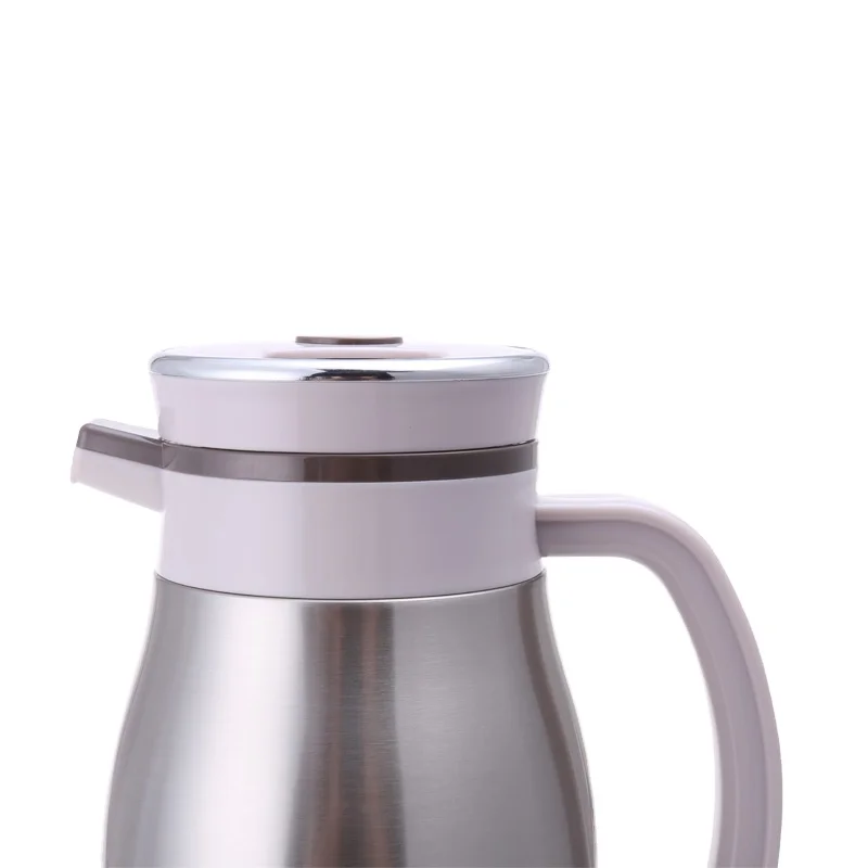 

handle portable sports hiking tea coffee camping home office stainless steel vacuum flask coffee pot