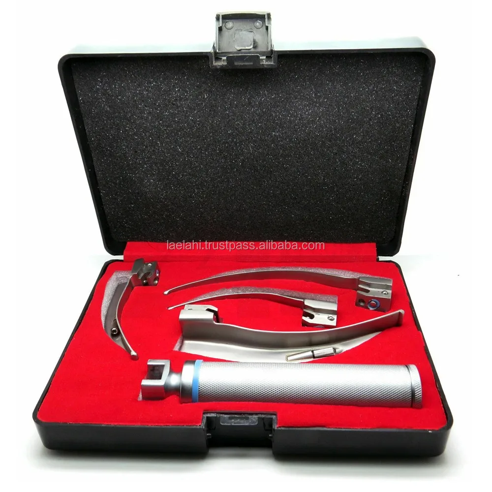 2024 Laryngoscope Macintosh Set Ent Diagnostic Led Blade & Handle ...