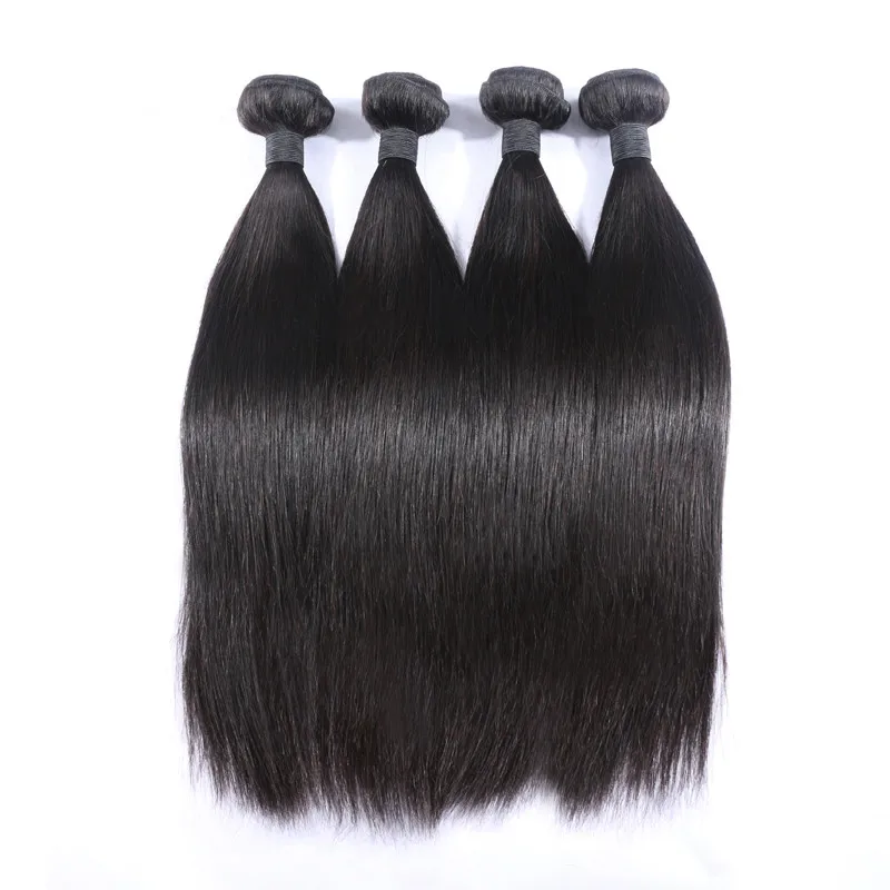 

Free Sample 100% Wholesale Natural color Straight wholesale human hair bundles Virgin Remy Human Hair Bundle