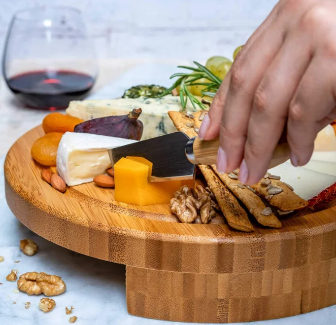 Bamboo Mini Cheese Board With Knife Buy Bamboo Cheese Board,Mini Cheese Board,Mini Cheese