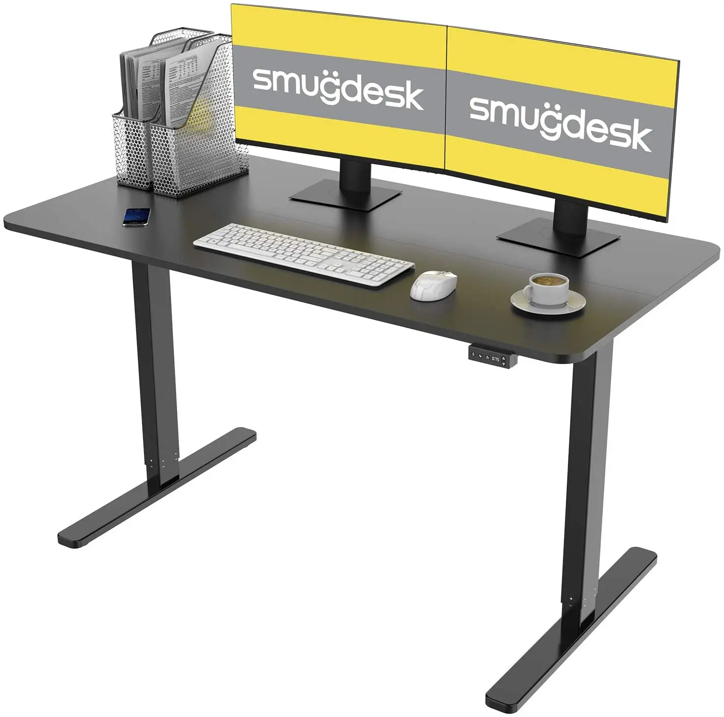 

48 x 24 Inches Electric Standing Desk Height Adjustable Desk Computer Desk