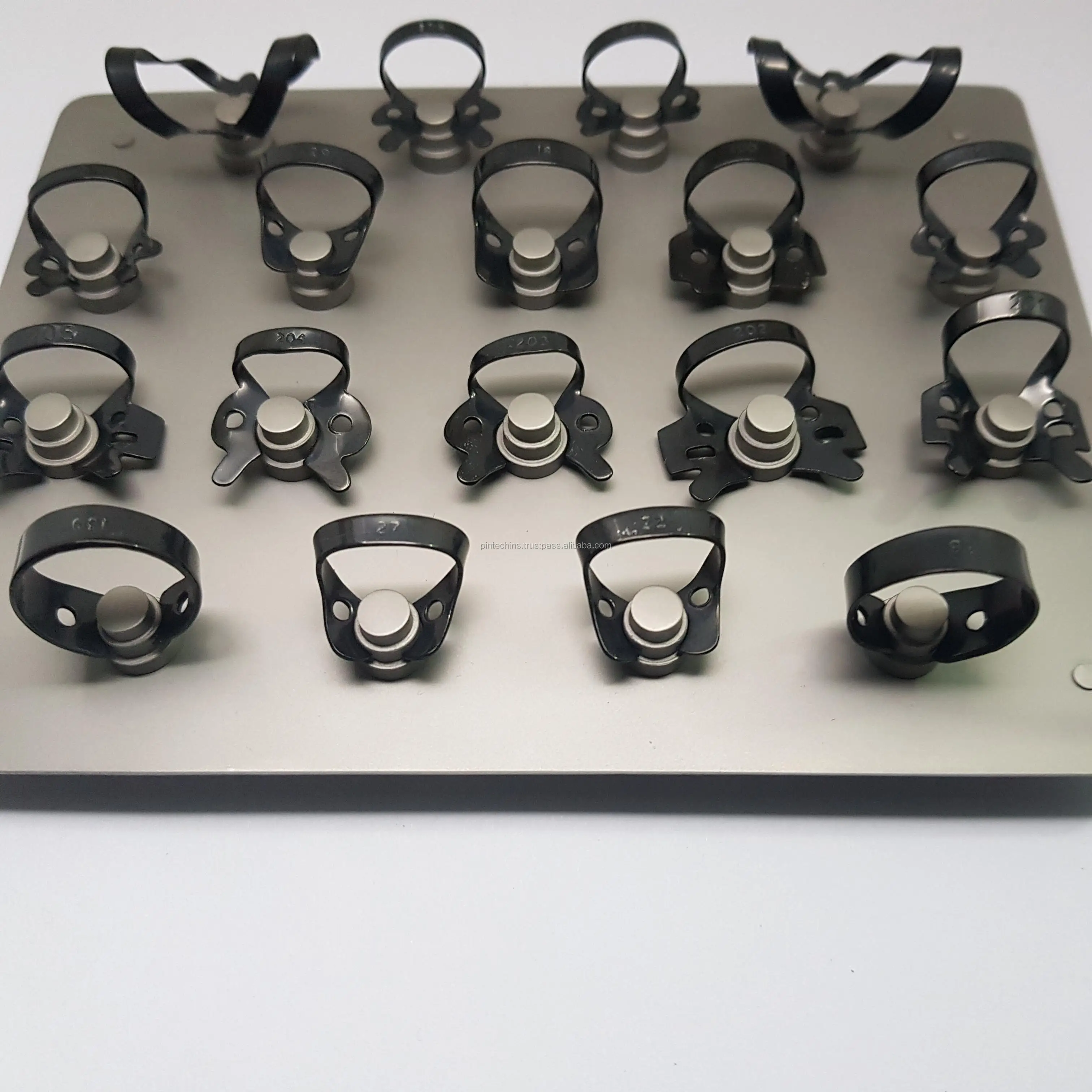 Rubber Dam Clamps Black Dental Rubber Dam Set Dental Restorative