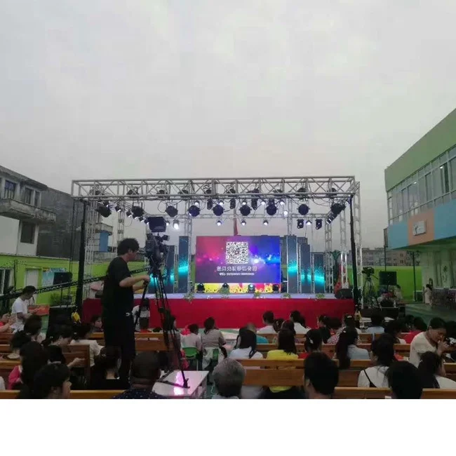 
Easy Install Lighting Truss Lift Tower for School Festival Display 