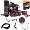 Focusrites Scarletts Solo Studio USB Audio Interface & Recording Bundle 2nd Gen