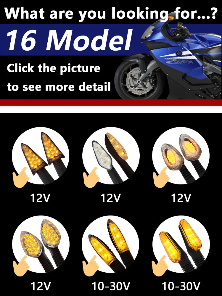 Motorcycle All Universal Complete Model Turn Signal Light For Heavy