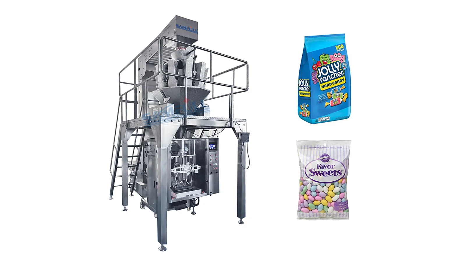 Automatic Vertical Bagging Jelly Gummy Candy/soft Candy Chewing Bubble