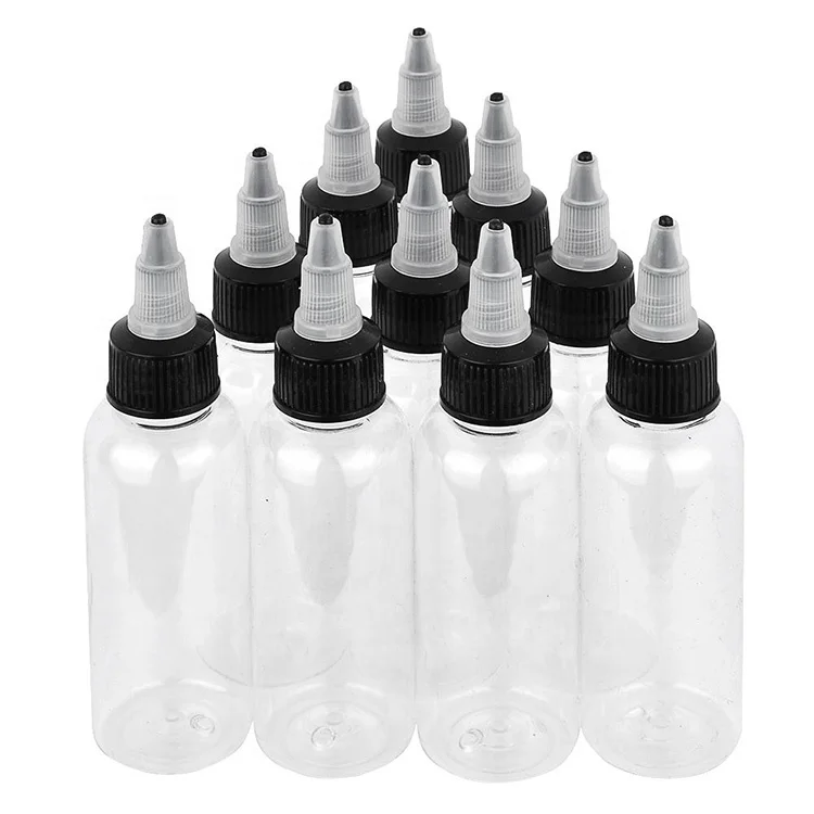 

60ml Empty Plastic Tattoo Ink Pigment Clear Bottle Supplies Tattoo bottles Tattoo Accessories for Body Art