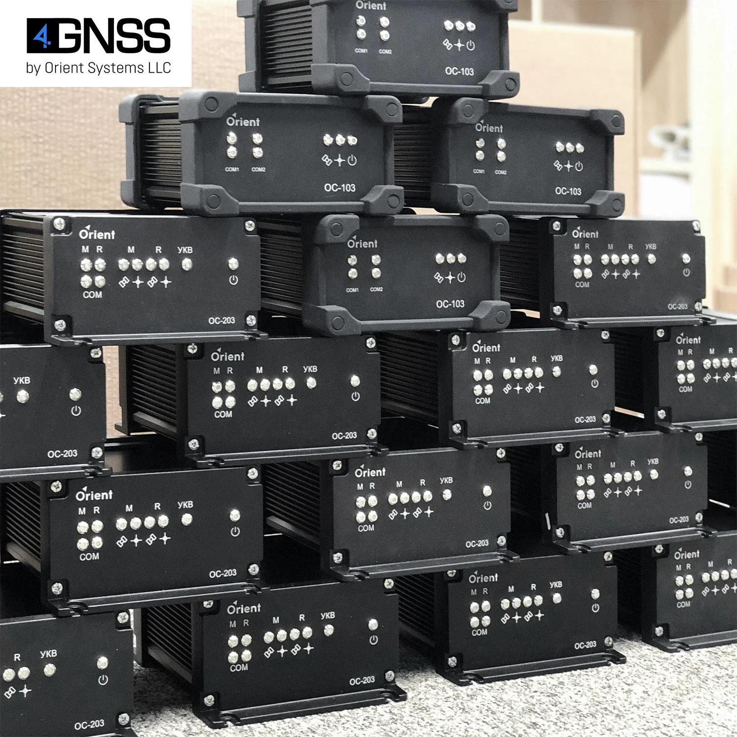 
Inertial GNSS receiver 4GNSS OS-203-INS with IMU GKV-10 Heading Roll or Pitch 