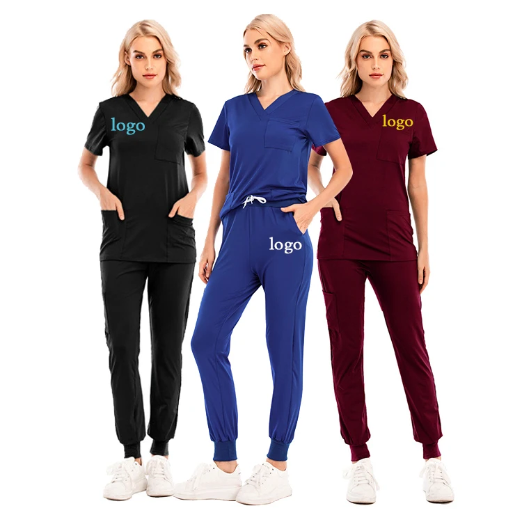 

Hospital Private Label Scrubs Uniforms Medical Scrubs Uniformes Wholesale Short Sleeve Medical Uniforms Nursing Scrubs Sets