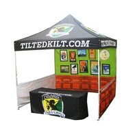 

custom printed logo event 10' x 10' pop up tent