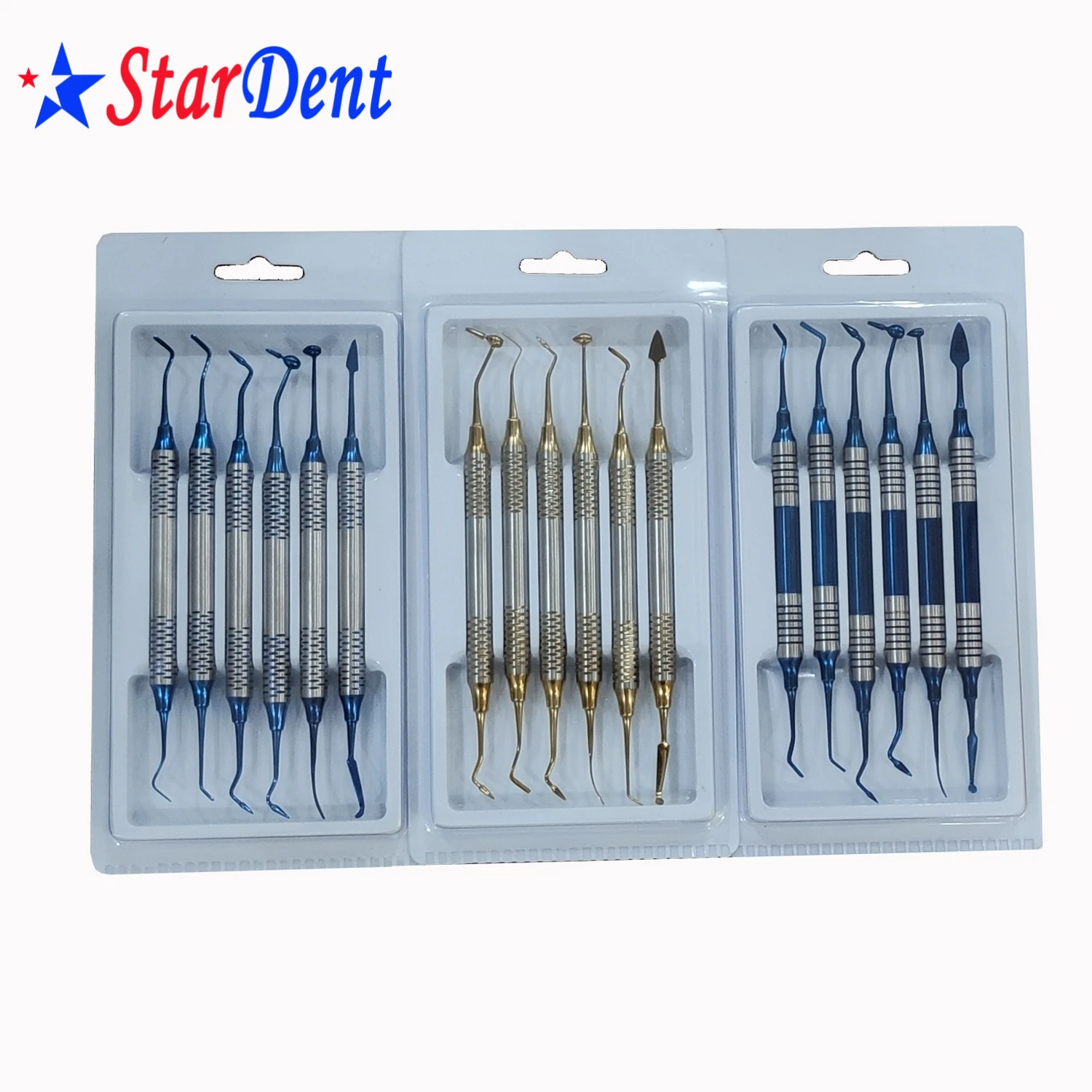 Dental Instruments Set Of 6 Pieces Plated Point Composite Filling Dental Scalar Set Buy Scaler