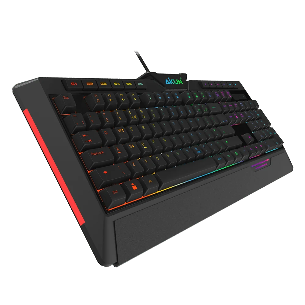 

GX900HM RGB Mecha- Memberan Gaming Keyboard, PROGRAMMABLE MACRO 6 G-KEYS