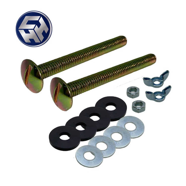 Brass Plated Toilet Bolts With Wing Nuts And Washers Buy Washers
