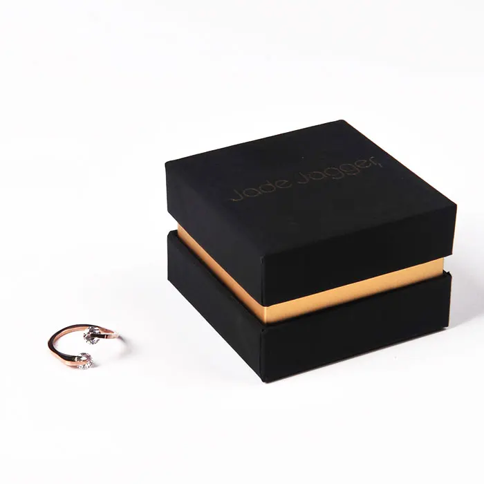 

Personalized custom logo luxury cardboard wholesale mini jewellery ring boxes, Customized color