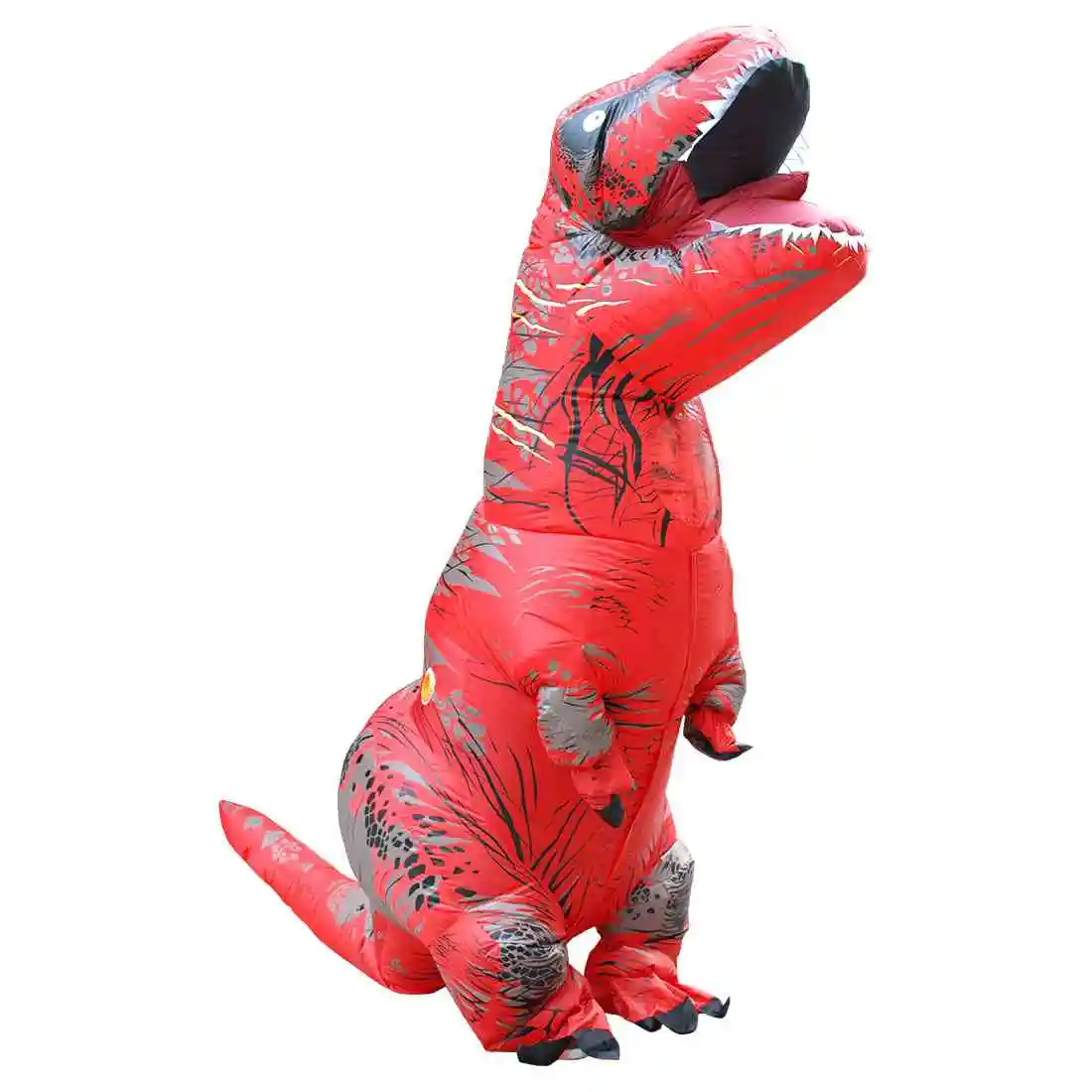 

Red Tyrannosaurus T-Rex Dinosaur Inflatable Costume Halloween Xmas for Adult/Kids