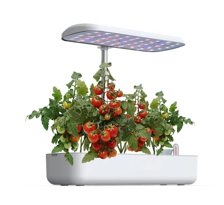 

2021 LED Grow Light Planter click grow Intelligent Indoor Garden Hydroponic Box Cultivation Equipment smart herb home garden, White/black/pink/blue