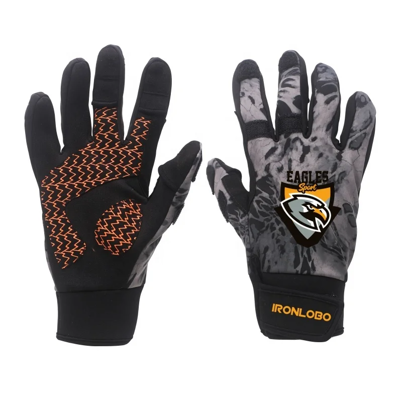 

Custom Logo Best Protective Commercial Full Finger Men Women Winter Fishing Gloves, Custom design pattern