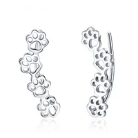 

925 sterling silver earrings minimalist dog claw earings for women earrings cute