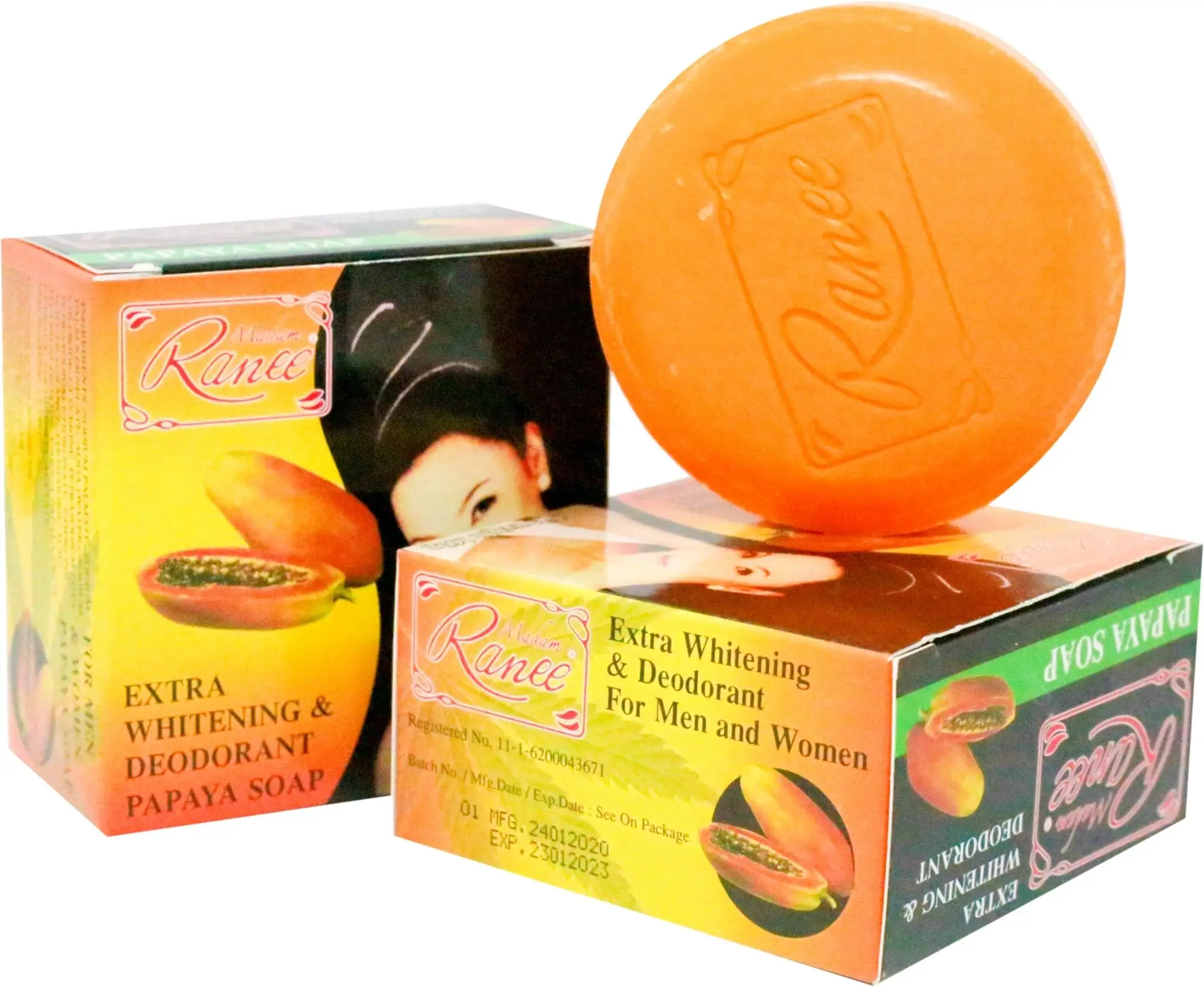 Madam Ranee Premium Papaya Soap High Quality Oem Product Thailand
