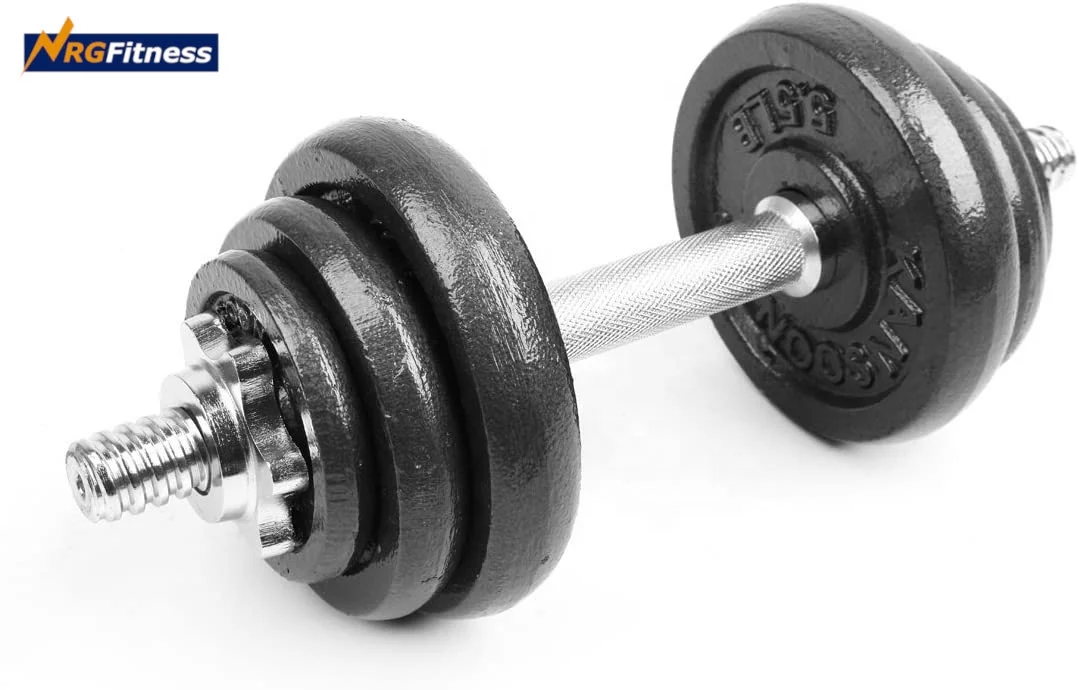 
Custom Adjustable 50 kg Cast Iron Barbell Set with Case Multi-function Dumbbell Barbell Free Weights Home Workout Weightlifting 