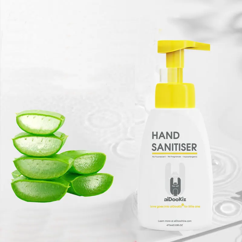 
aiDooKiz Moisturizing Hand Wash for Baby Plant-Based Gentle Cleanser with Aloe Essential 