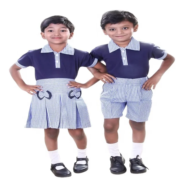 New Design Girls And Boys Check Bottom School Uniform - Buy Latest Kids ...